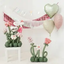 18インチ レトロクリームキャラメルカラー ラテコーヒー スター&ハート形バルーン【マット仕上げ・告白・プロポーズ用装飾】