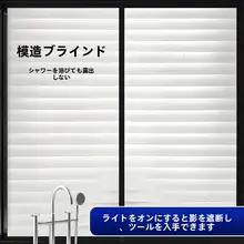 プライバシー保護 ガラスブラインドフィルム【防眩・マット仕上げ・透光性あり】