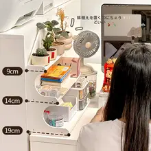 デスクサイド収納ラック【文具・小物整理に最適】