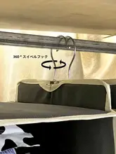ベッドサイド収納ハンギングポケット【衣類整理・省スペース・上下二段使い】