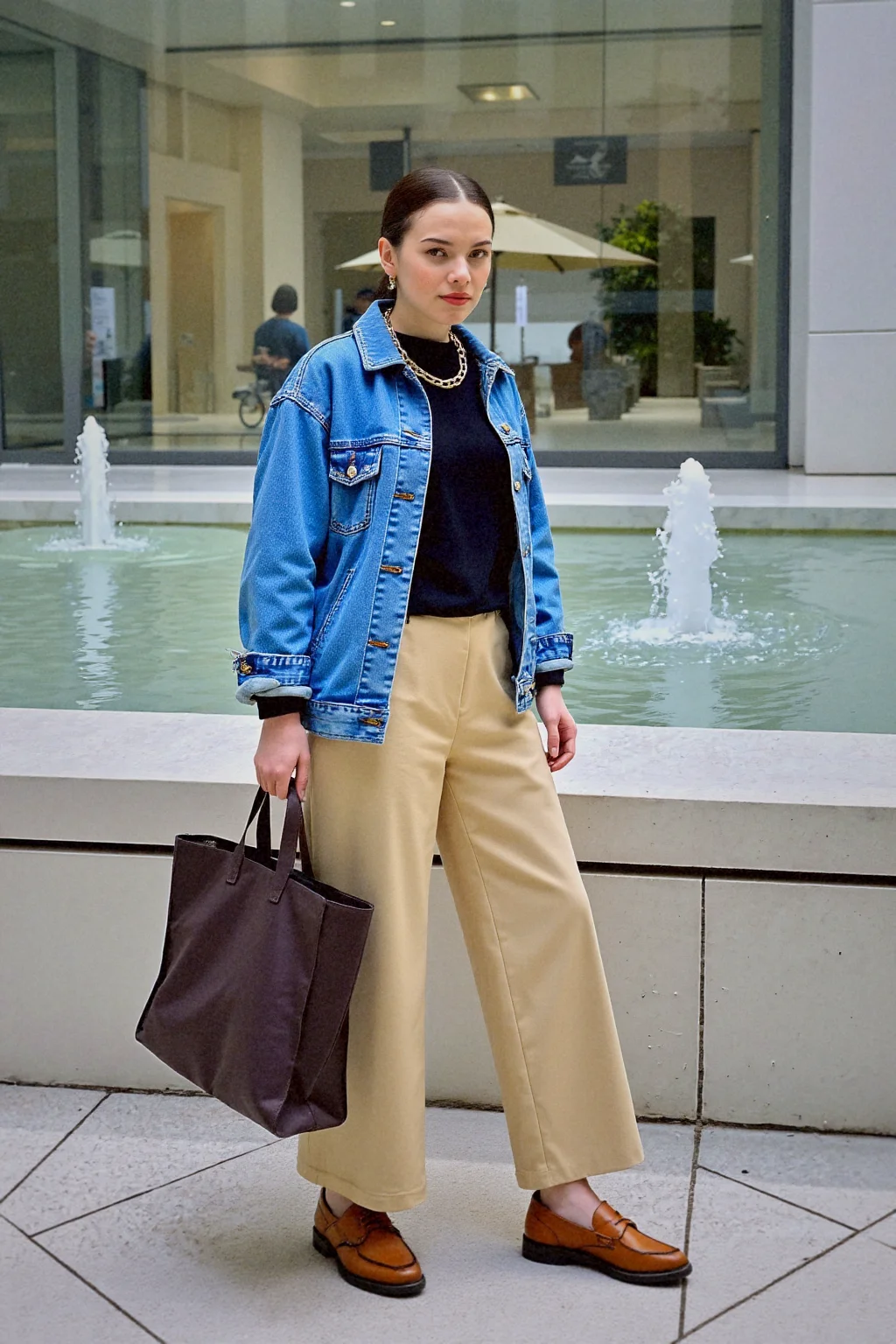 大人可愛い服 50代コーデ | ストライプシャツで実現する落ち着いた可愛さの完全ガイド