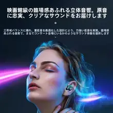 ワイヤレスBluetoothイヤフォン【ノイズキャンセリング・スポーツ・高バッテリー寿命・ゲーム用・インイヤー】