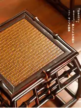 筍竹製の明式スツール【新中式デザイン・茶室用】