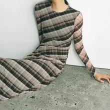 春の新作 格子模様のシルクネットワンピース【スタイリッシュ・スリムフィット】（セットアップ対応）