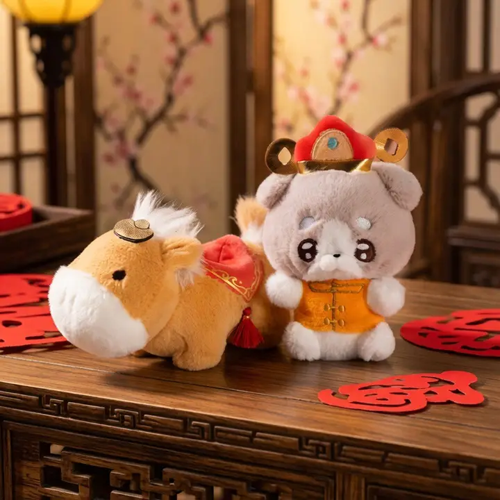 ぬいぐるみ 午年 お正月 限定 誕生日プレゼント 「handspupu」