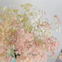 81本の小星星デザインの造花【プラスチック製・忘れな草・インテリア装飾用】