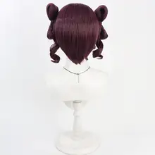 紫色のコスプレウィッグ【分体リボンデザイン】