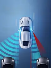 自動車用 後方補助ミラー【小型・360度高精細・死角対策】