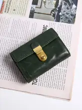 高級感あるミニオルガン型カードケース【真皮・多カードスロット・レトロデザイン】