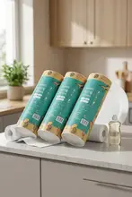竹繊維製 キッチン用マルチクロス【乾湿両用・家庭用】