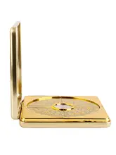 携帯用合金製コンパス【三元三合デザイン・アウトドア用・置物】