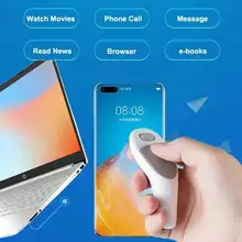 ワイヤレスサムエアフィンガータッチリモートマウス【ミニ・ラズブルー】