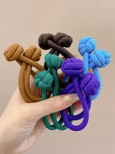 高いポニーテールに最適！オープンタイプのヘアゴム【白鹅绒・髪に優しいデザイン】