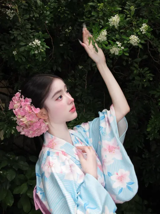 日本改良型和服【レトロスタイル・写真撮影用・女の子用】