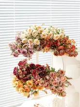 石榴スワッグ【乾燥花・造花・インテリア装飾用】