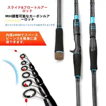 伸縮式ルアーロッド【軽量・高強度・遠投対応・ポータブル】