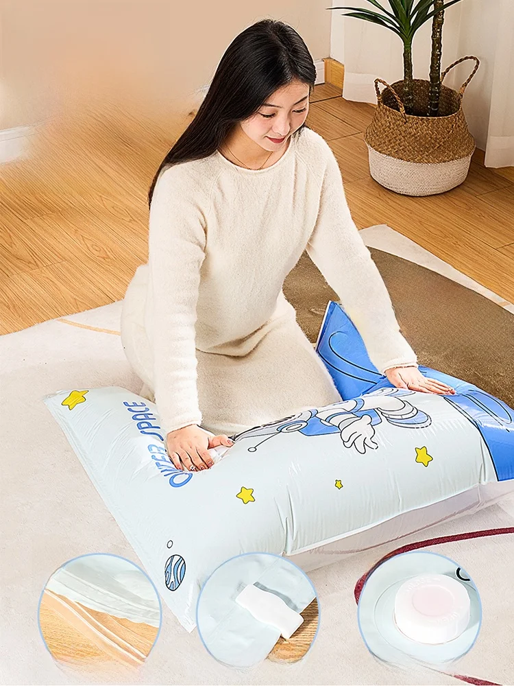 真空圧縮バッグ 一泊二日女性向け荷物最適解：衣類・布団収納の実用性とサイズ選定ガイド