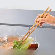 耐熱性の楠竹製長筷子【家庭用・油料理対応・火鍋用】