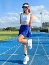 速乾・通気性に優れたデザイン！ポケット付きスポーツスカート【ダンス・ランニング・バドミントン・テニス用】