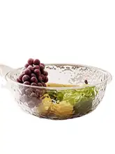 透明洗面器【プラスチック製・波紋デザイン・家庭用】