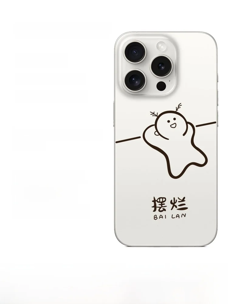 透明シリコン製ポップキャラクターiPhoneケース：アニメデザインで可愛さと保護を実現