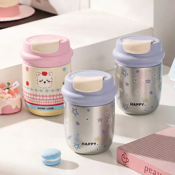 ミニ 保温カップ タンブラー コーヒーカップ おしゃれ 持ち運び 彼女 プレゼント ギフト 「摩登主婦」