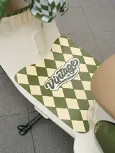 防水・耐汚れ・滑り止め機能付き バイク用レトロ風合成皮革フットマット【雅迪摩登光芒70/80対応】