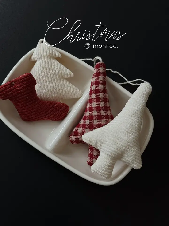 ファブリックオーナメント クリスマス 鹿 デザイン ハンドメイド 卓上ディスプレイ DIY ツリー インテリア