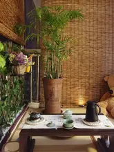 アシのロールカーテン【竹製・和風・遮光・バルコニー装飾用】