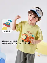 Tシャツ キッズ ボーイズ ガールズ 半袖 キャラクター柄 薄手 接触冷感 アイスコットン おしゃれ 夏