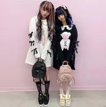 可愛いレース付き 中筒ソックス【ロリータ・花柄・二次元デザイン】（セットアップ対応）