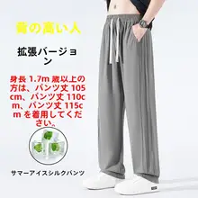 ティーンエイジャー 190 背の高い男性用アイスシルクパンツの拡張バージョン