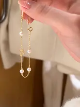 S925純銀製 蝶と真珠のブレスレット【極上の柔らかさ・キラキラドレスアップ装飾】