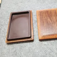 端渓石制作 七寸四角硯【実用的・高品質・シンプルデザイン】