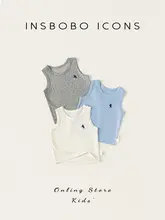 子供用ノースリーブTシャツ【夏用・男女兼用・カジュアルデザイン】（セットアップ対応）