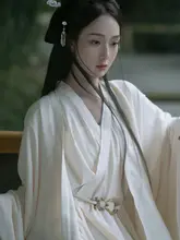 魏晋風の漢服【大袖・秋用・大人女性用・仙女スタイル】（セットアップ対応）