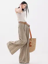 ABWEARオリジナル イエローストライプ カジュアルパンツ
