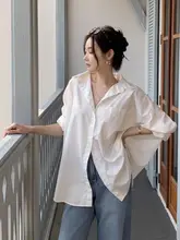 春の快適さを追求した！カジュアルな襟付きヒラボシ長袖シャツ【オフセンターデザイン・フィット】