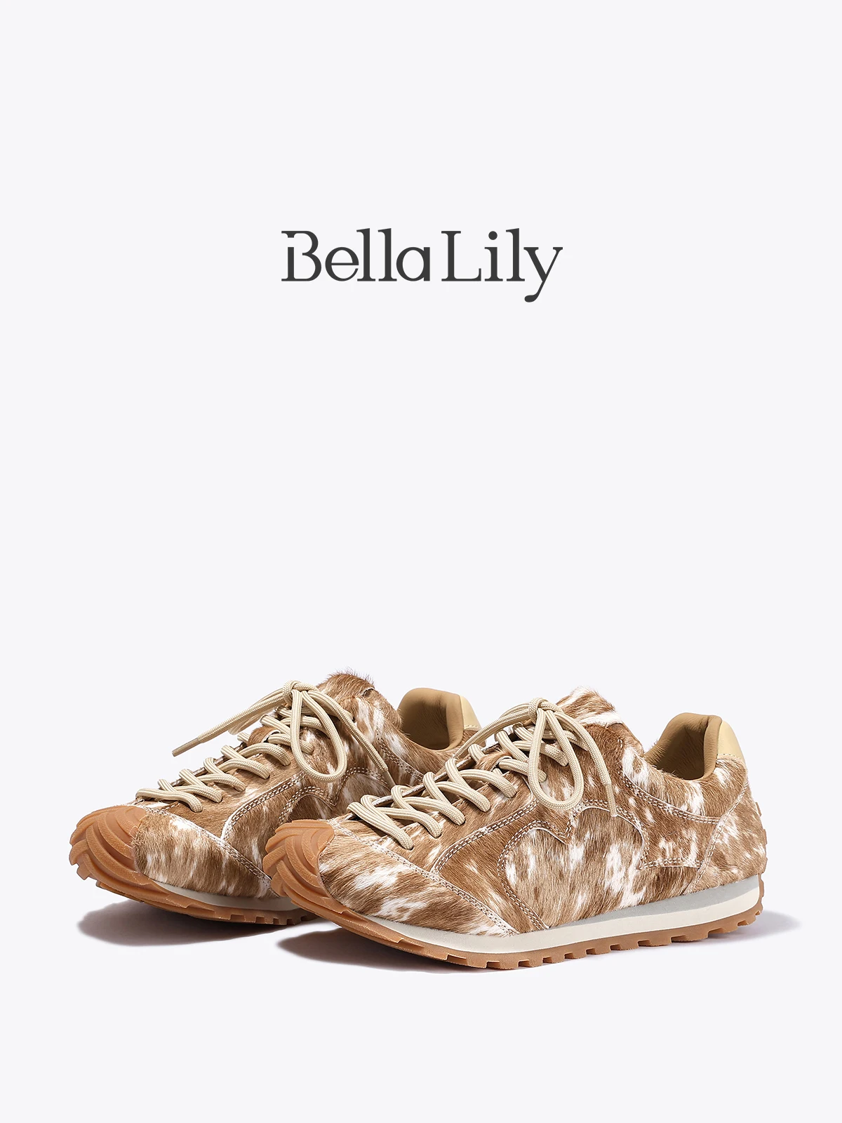 女性用レースアップスニーカー Bella Lily：厚底・カジュアルデザインで日常を支える
