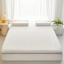 冬季用厚手牛乳パイルマットレスパッド【保温・羊羔毛・快適な寝心地】
