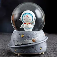 宇宙飛行士のクリスタルボール音楽ボックス【雪が舞う・誕生日プレゼントに最適】