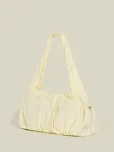 女性用フリルデザインの雲のようなトートバッグ【軽量・大容量・通勤用】