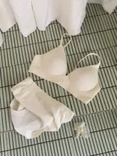 フラワープリント ブラレットブラジャー【ブラなし・快適な着用感・甘いデザイン】（セットアップ対応）