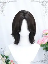 ロリータスタイルのショートカットウィッグ【自然な二次元コスプレ用・八字バング】
