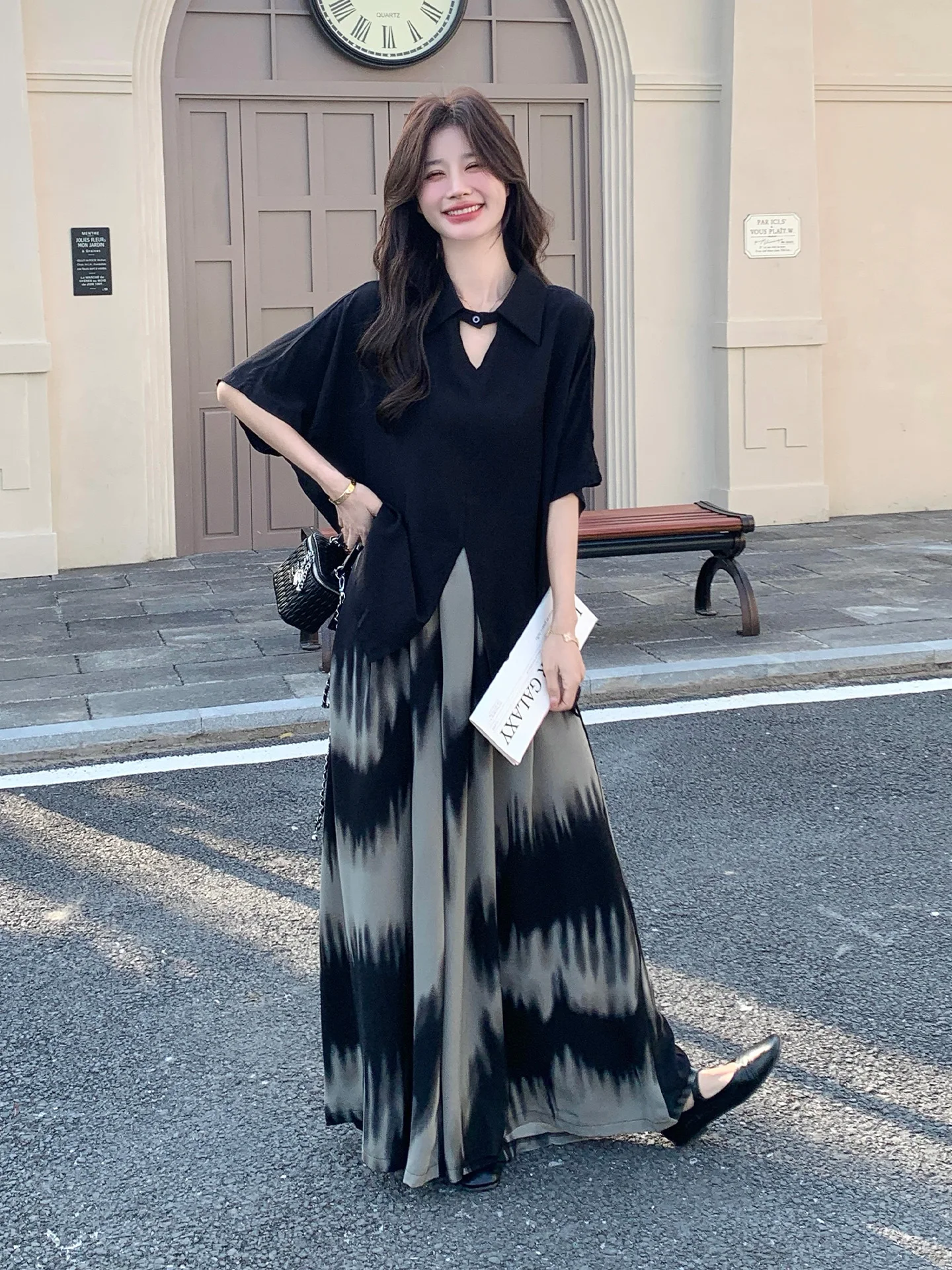 黒い服 色あせ対策としての感漂うブラックカジュアルコーデの実用性
