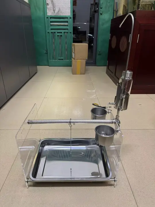 小型中型用ステンレス製鳥用スタンド【卓上設置・多種対応】