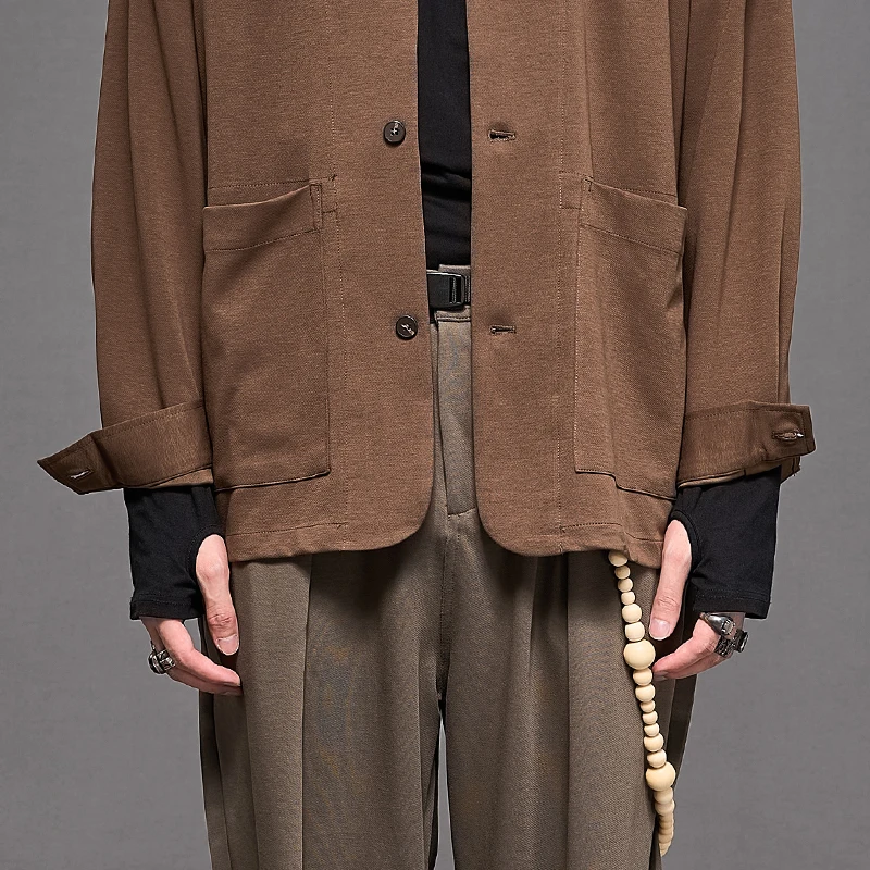 春服 メンズ おすすめ｜新中式立襟ニットジャケットの通勤スタイル完全ガイド