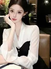 洗練されたデザインの美しい春用ブラウス【特別なシーンに最適・独特なスタイル】