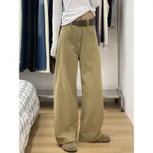 高身長向け レディース ハイウエスト ワイドレッグデニムパンツ【春秋用・カジュアル・マルチストラクチャー】
