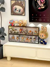 角型収納ボックス 壁掛けディスプレイ棚【レトロデザイン・防塵・リビング用】